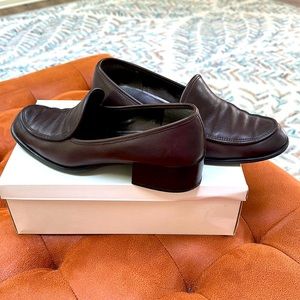 Brown Leather Loafers, Nine West